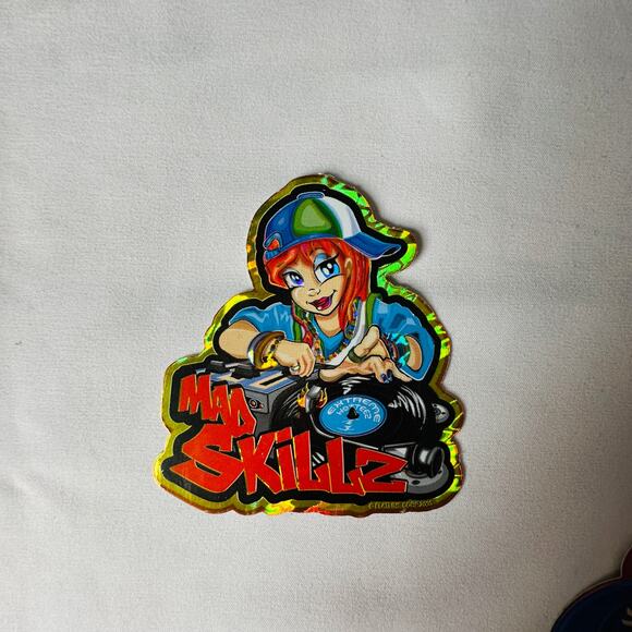 Vintage 2003 Y2k Extreme Hotteez Athletic Sporty, DJ Sticker Set (4) - Picture 3 of 7